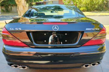 2007 SL 55 AMG - REVIVify Ultra coating on Exterior paint and all surface's. such as glass, rubber, plastic & wheels